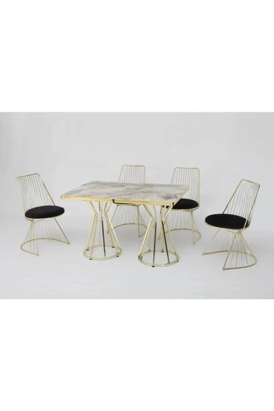 AVVİO Diana 80x120 Mutfak Masası Takımı-yemek Masa Takımı ürün görseli