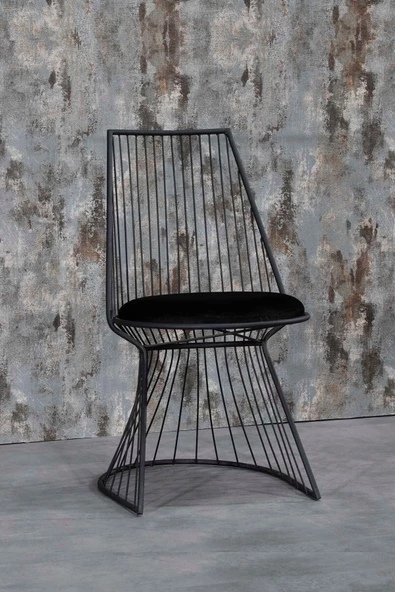 AVVİO Ladre Siyah Yemek Masası Sandalyesi ürün görseli