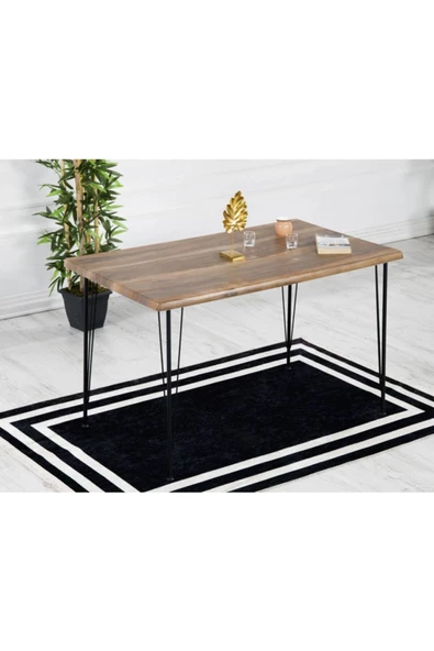 AVVİO Malta 80-120 Yemek Masası Takımı-mutfak Masası Takımı-balkon Masa Takımı - Akça - Resim 2