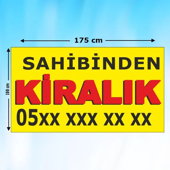 SAHİBİNDEN KİRALIK AFİŞİ_175x100 cm