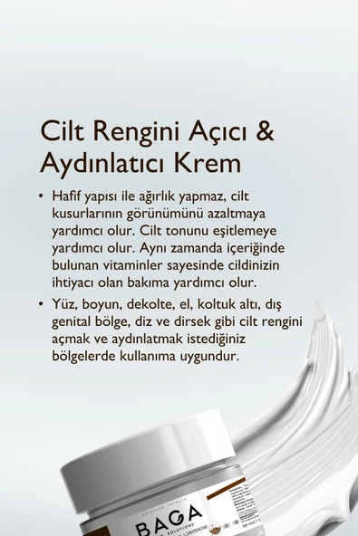 BAGA Anti Dark Cilt Rengini Açıcı & Aydınlatıcı Leke Kremi - 2