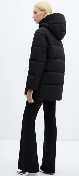 Mango Kapüşonlu kapitone anorak - 2