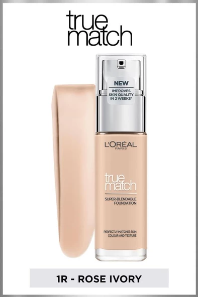 L'Oreal Paris True Match Nude Fondöten Serum 1.R/1.C Cool Rose