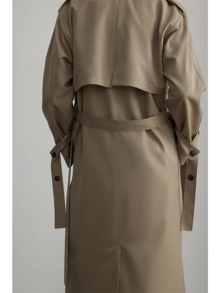 Suud Collection Haki Re-edition 1980 Trençkot - 4