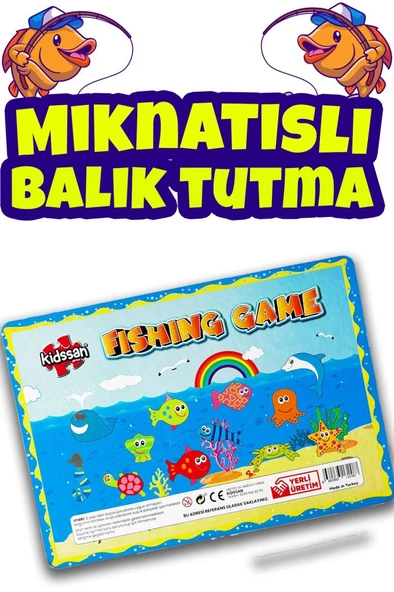 Kidsan Mıknatıslı Balık Tutma Puzzle  Oyunu - 2