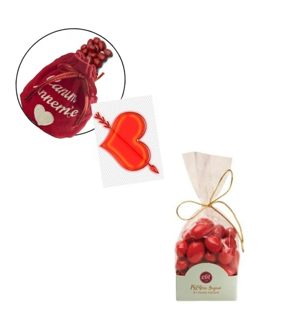 Çikolatalı "Canım ANNEM'e" Temalı Sevimli BOZ Ayı - 4