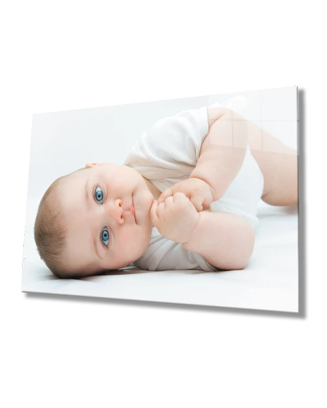 Bebek Dekoratif ve Modern Cam Tablo   Baby Table ürün görseli
