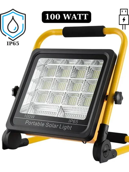 Güneş Enerjili Solar Şarj Edilebilir 4 Modlu Acil Durum LED Paneli  AA186 - 2