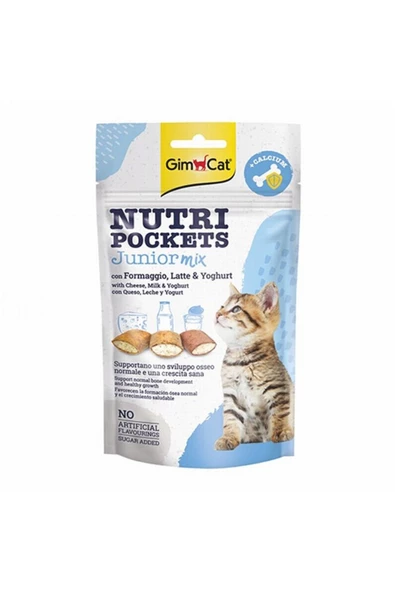 Gimcat Nutripockets Mix Yavru Kedi Ödülü 60 gr