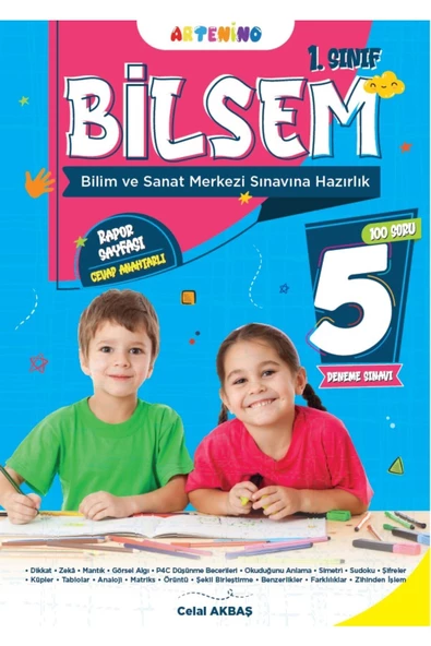 1. Sınıf 2025 Bilsem Sınavına Hazırlık 5’li Deneme Sınavı