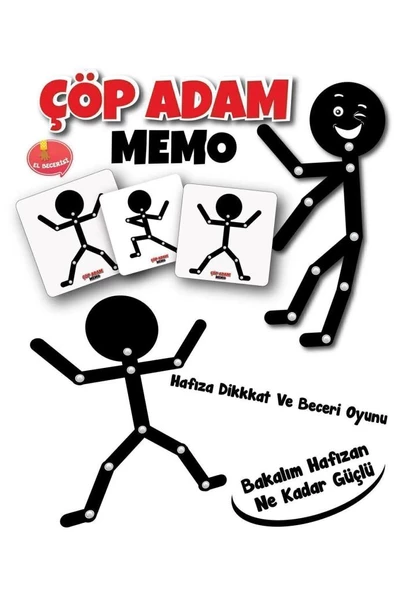 Kidsan Çöp Adam Memo Oyunu