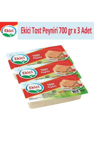 Ekici Tost Peyniri 700 gr x 3 Adet