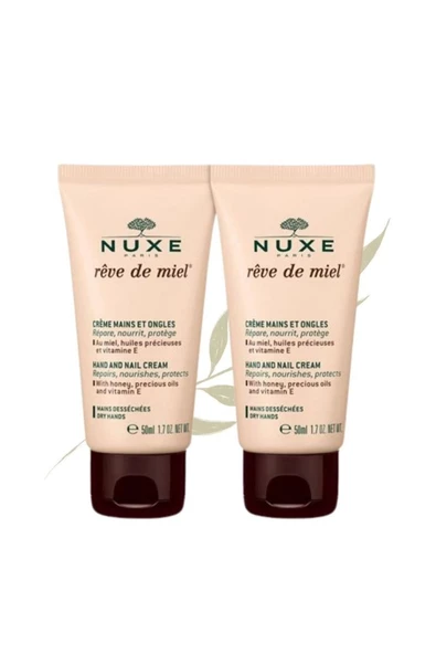 Nuxe Reve De Miel Creme Mains Et Ongles 2x50 ml