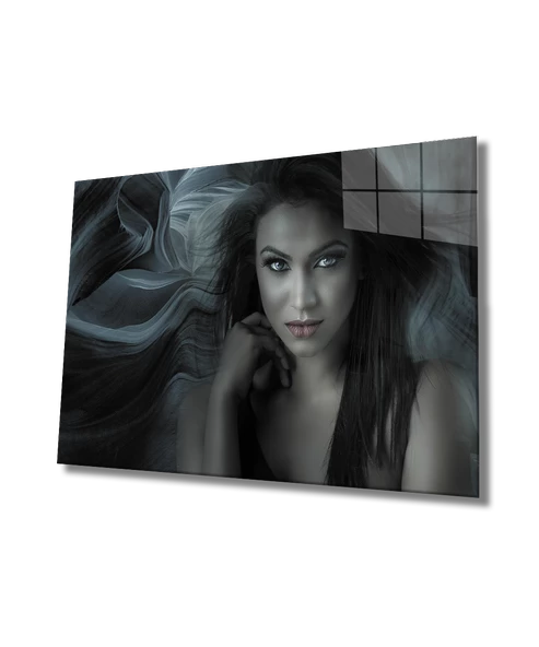 Kadınlar Dekoratif ve Modern Cam Tablo Women