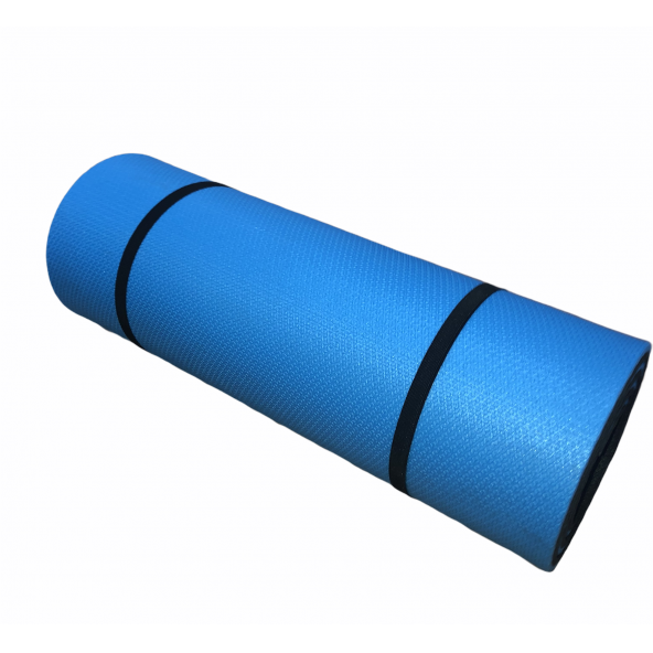 10 Mm Pilates Minderi Yoga Matı 180x60 Cm Mavi - MinderSan - 4