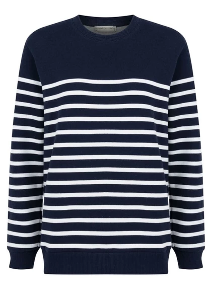 Mudo ÇİZGİLİ BİSİKLET YAKA SWEATSHIRT - 3