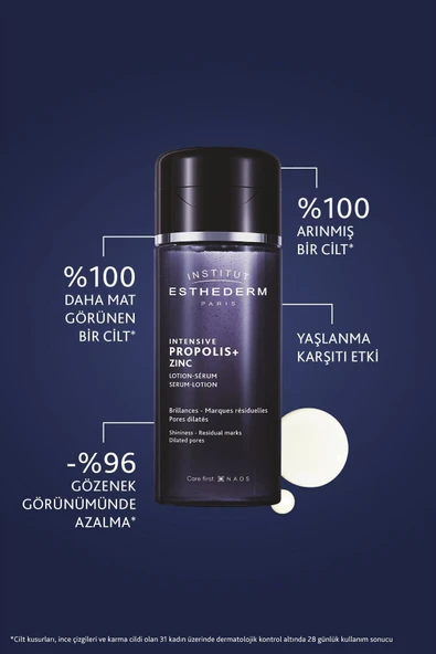 INSTİTUT ESTHEDERM INTENSİVE PROPOLİS ZİNC LOTİON SERUM 130 ML - 2