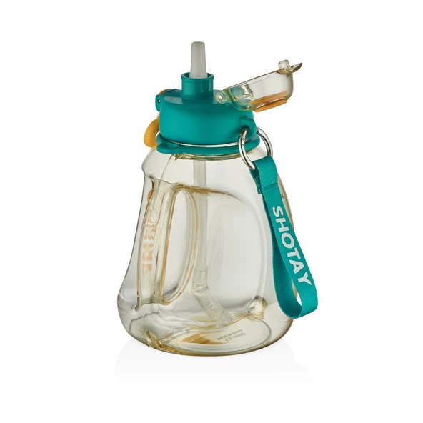 Shotay Hippo Su Matarası XL Tritan Mavi 1300Ml - 2