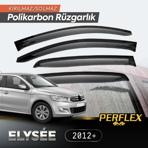 Perflex Polikarbon Kırılmaz Rüzgarlık V2 Mugen Fiat Fiorino 2007+ - 2