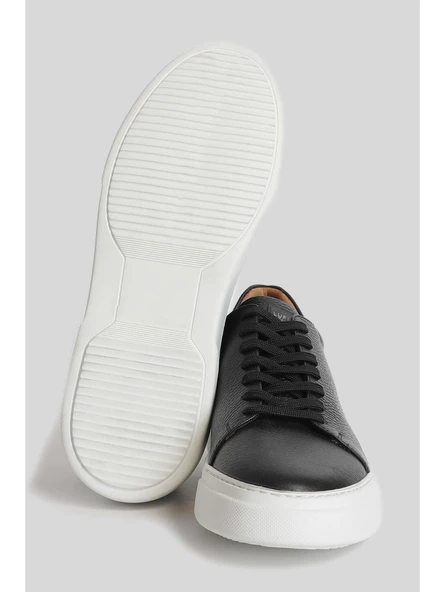 Lufian TOMMY 111230187 Siyah-Beyaz Erkek Günlük Sneakers - 5