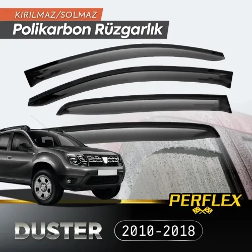 Perflex Cam Rüzgarlığı V2 Düz Dacia Duster (2010-2018) - 2