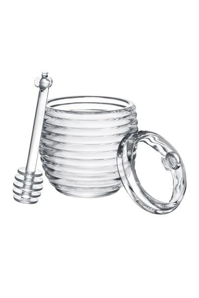 Lorenzo Kaşıklı Cam Bal Kavanozu - 240ml - Resim 6