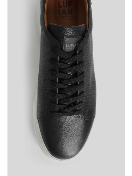 Lufian TOMMY 111230187 Siyah-Beyaz Erkek Günlük Sneakers - 4