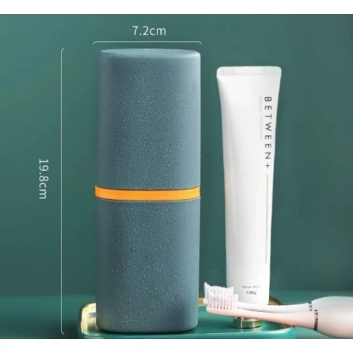 Seyahat Tipi Diş Fırçası ve Macun Saklama Kabı - 4