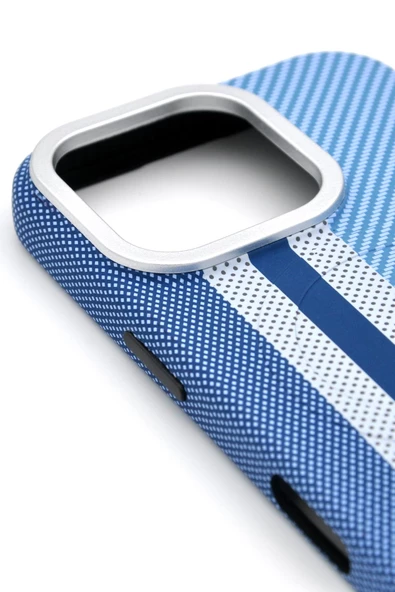 iPhone 15 Pro Max Uyumlu Dijital Desenli MagSafe Şarj Özellikli Silikon Kapak Kılıf - Resim 2