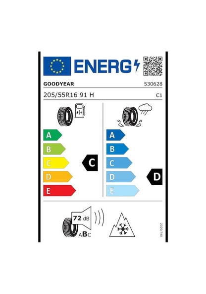 Goodyear UltraGrip 8 205/55 R16 91H Kış Lastiği - 2024 - 4