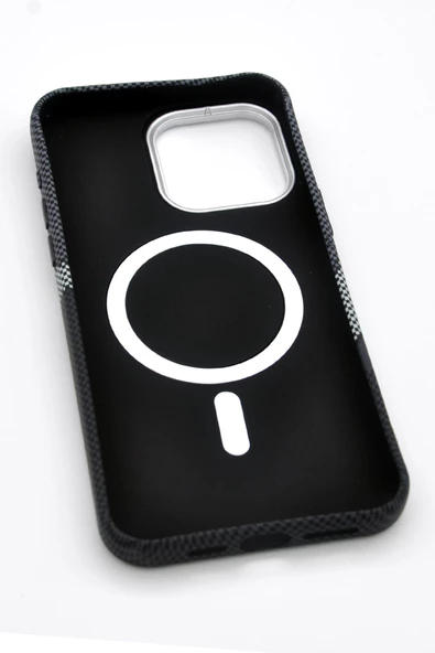 iPhone 11 Uyumlu Dijital Desenli MagSafe Şarj Özellikli Silikon Kapak Kılıf - Resim 5