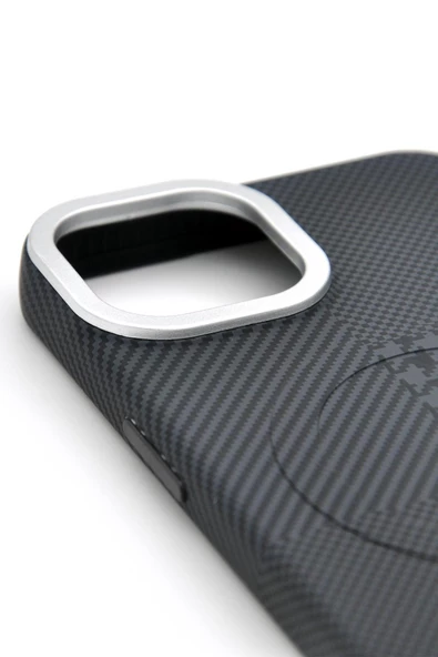 iPhone 11 Uyumlu Dijital Desenli MagSafe Şarj Özellikli Silikon Kapak Kılıf - Resim 2