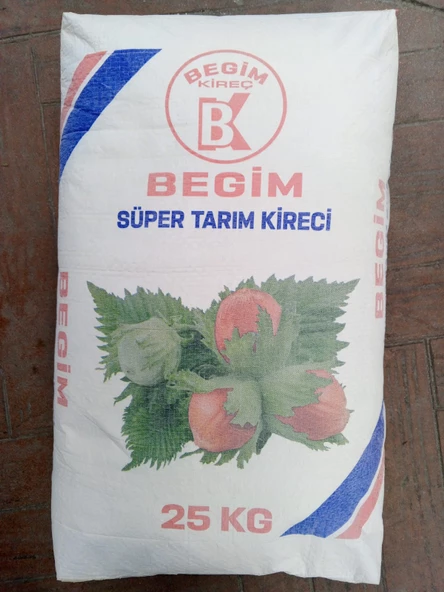 25 Kg Begim Süper Sönmemiş Toz Tarım Kireci