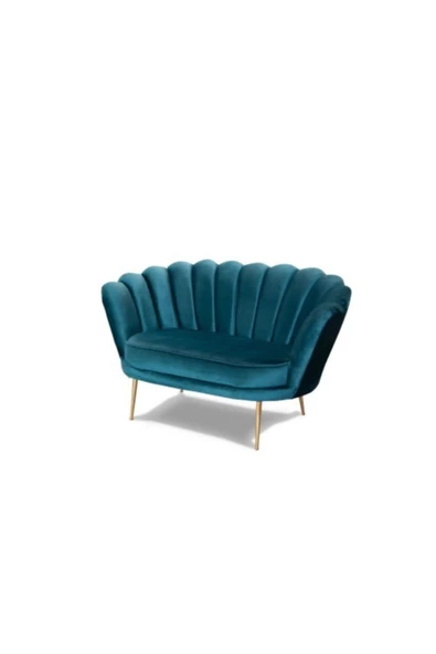 Onurdesign Istiridye Çay Seti Metal Ayaklı Balkon Salon Bahçe Oturma Grubu - 2
