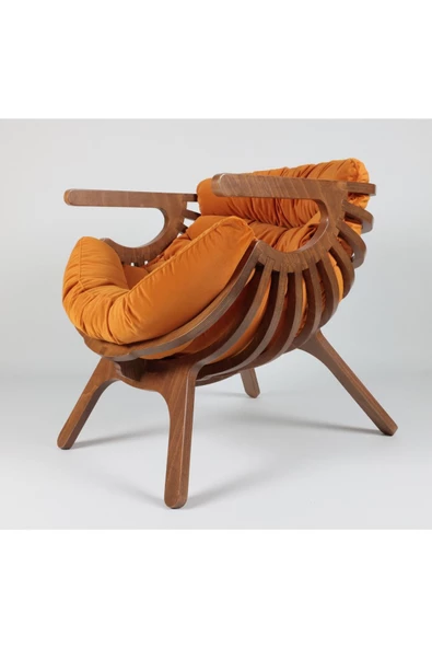 Onurdesign Konfor Ahşap Berjer - Resim 2