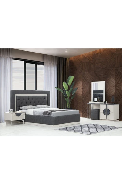 Onurdesign Sofia Beyaz Yatak Odası Takımı - Resim 4