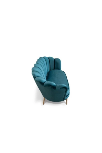 Onurdesign Istiridye Çay Seti Metal Ayaklı Balkon Salon Bahçe Oturma Grubu - 3