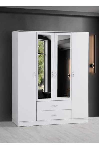 Onurdesign 4 Kapaklı Dolap
