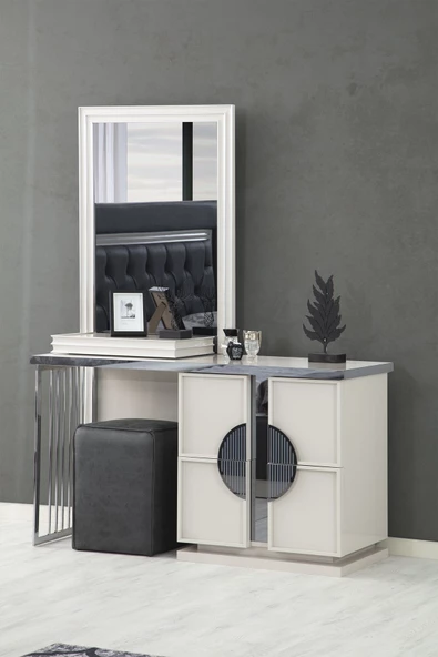 Onurdesign Sofia Beyaz Yatak Odası Takımı - Resim 5