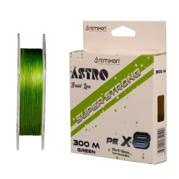 Remixon Astro 8B Green 300m İp Misina Kalınlık (mm) : 0,20mm