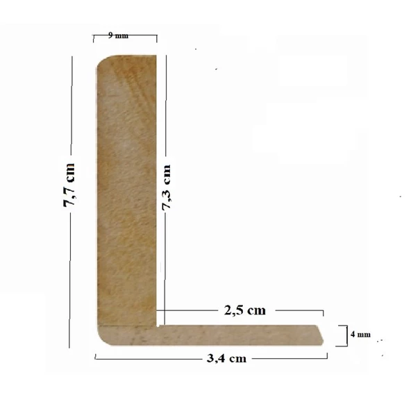 Kapı Pervaz Mdf - Ham (5 Adet) - 2