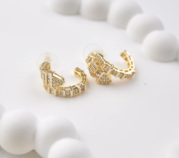 Kadın Çelik Küpe ürün görseli 1