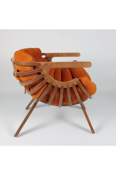 Onurdesign Konfor Ahşap Berjer - Resim 3