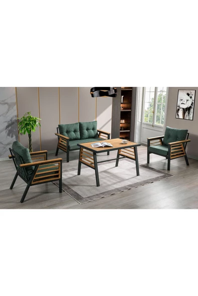 Onurdesign Açelya Bahçe Balkon Çay Seti Takımı - 2