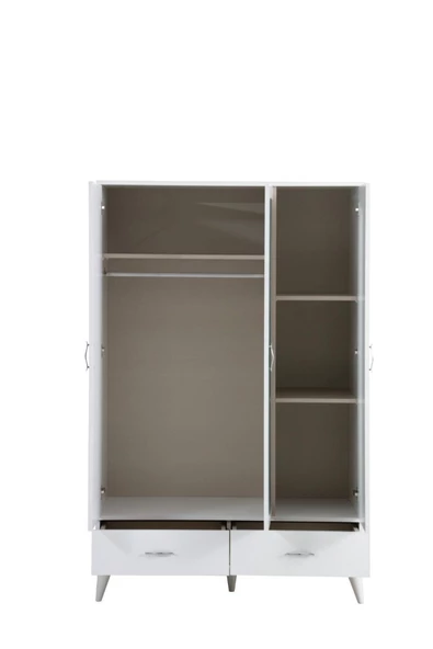 Onurdesign 3 Kapaklı 2 Çekmeceli Dolap - 2