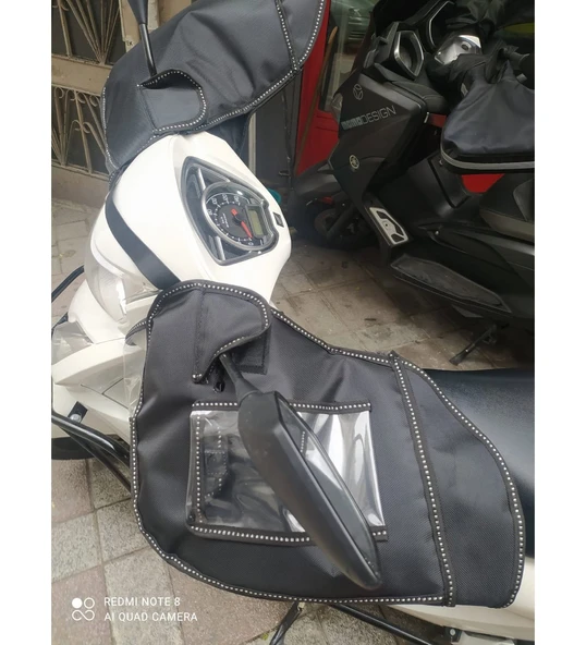 Honda Yeni Activa 125 Deluxe 2023 Uyumlu Telefon Tutuculu Elcik Koruma Supermoto