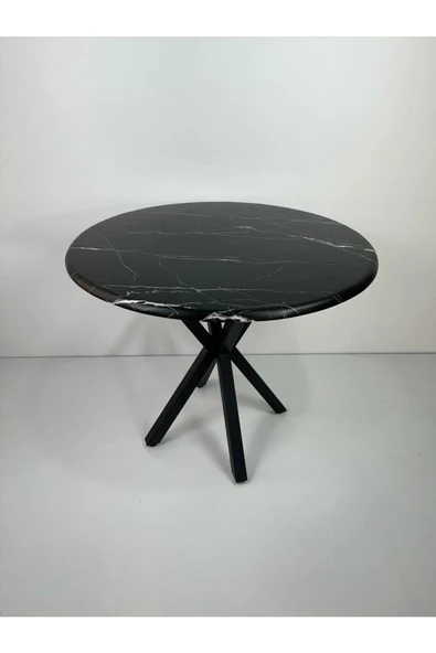 Onurdesign Form Stone Masa Cafe Dış Mekan İç Mekan Masa Mermer Desenli Mutfak Yemek Masası - 3