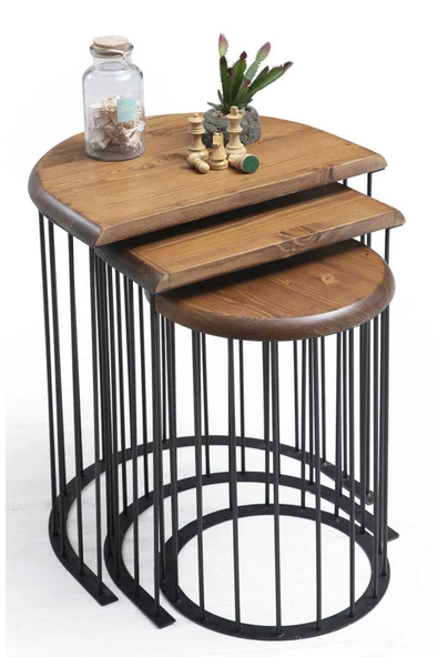 Onurdesign Nova 3 lü Zigon Sehpa ürün görseli 1