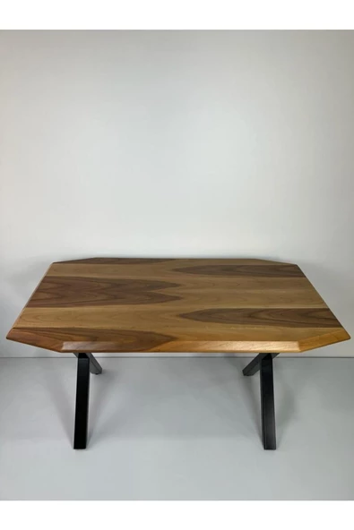 Onurdesign Ceviz Kaplamalı Yemek Masa - 4