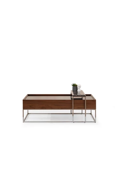 Onurdesign Taç Ceviz Orta Sehpa - 2